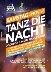 Plakat Tanz die Nacht